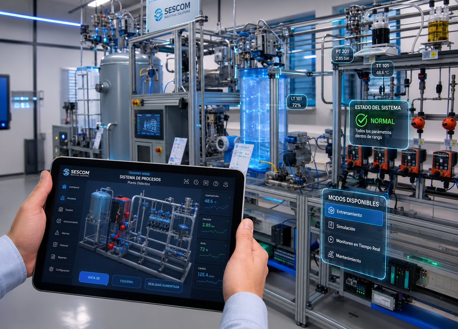 SESCOM - monitoreo industrial en planta